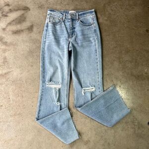 Vintage Light Blue Straight Leg Women's Jeans